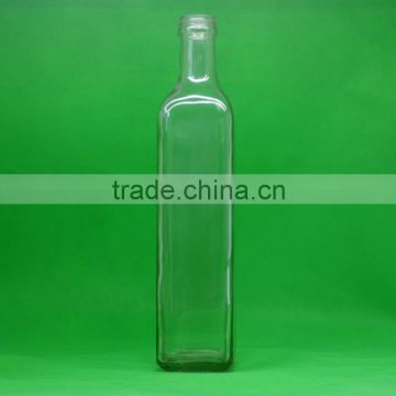 GLB500002 Argopackaging Glass Bottle Olive Oil Bottle 500ml Clear For Cooking