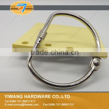 Factory direct sale high quality metal ring with screw