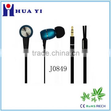 High quality metal earbud waterproof MP3 earphone from Guangzhou