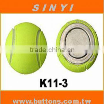 3D tennis Fridge Magnets magnetic button