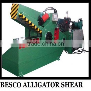 CE and ISO scrap steel iron shear, alligator aluminum scrap shearing machine