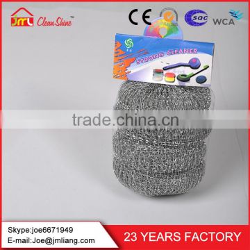 Best-Selling Dishes Washing Galvanized Clean Mesh Dish Scourer