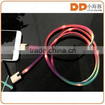 new products looking for distributor shoelace type C usb cable LED light charging cable for chargers