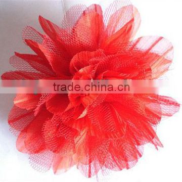 wholesale orange cloth handmade flowers
