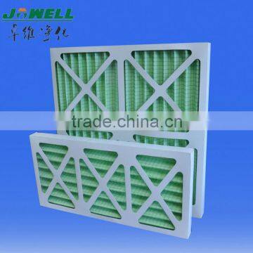 ISO CE SGS Cardboard /metal frame G3 G4 pleated panel filter