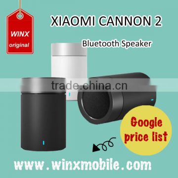Newest! 2016 Mini Portable Best selling Xiaomi Cannon 2 Bluetooth Speaker white/black, 1200mAh Working 7 hours, LED Shinning