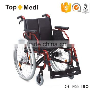 Rehabilitation Therapy Suppliers lightweight aluminum manual inflatable wheelchair