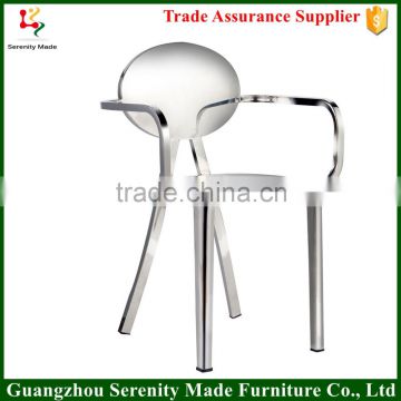 Replica Stainless steel louis chairs outdoor furniture