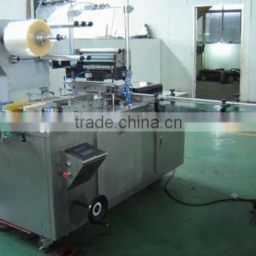Box Automatic Cellophane Over Wrapping Machine used in medicine, food, health care products, cosmetics, audio and video products