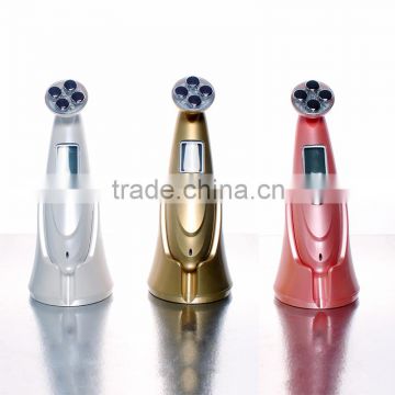 new design handheld vibrating rechargeable electric sonic massager facial cleanser for oil skin