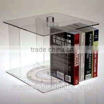 Customized clear acrylic book holder/metal book holder wholesale