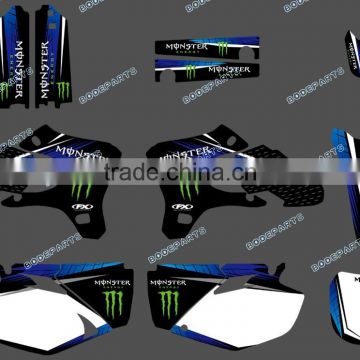 DST0207 New Style TEAM GRAPHICS & BACKGROUNDS DECALS STICKERS Kits fit for YAMAHA YZ250F YZ450F YZF250 YZF450 2003-2005