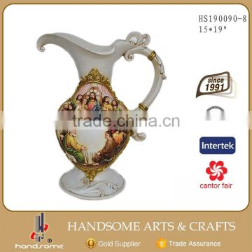 19 Inch Resin Beautiful Home Decor Antique Decoration Vase Flower