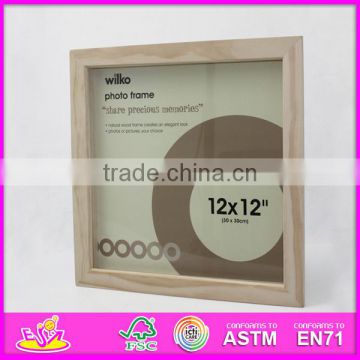 2015 Newest wooden picture frame,latest wooden toy photo picture frames,high quality wood photo frame W09A009