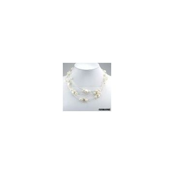 Sell Amazing and Perfect White Pearl Necklace