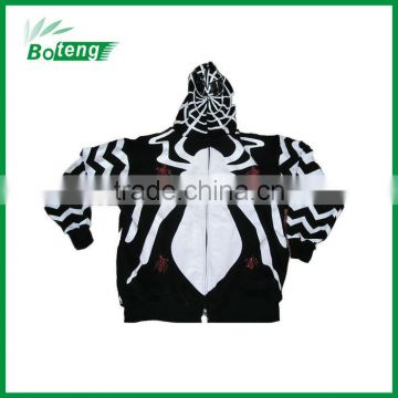 CVC fleece Spider hooded jacket