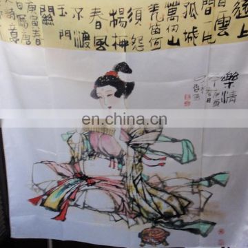 2015 Square Silk Scarf With Character On From Big Factory Zhen Bang