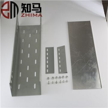 Material carbon Steel Q235 cable tray with customized surface finish