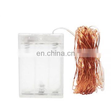 Battery Operated Mini waterproof LED Copper Wire String Fairy Lights 10M