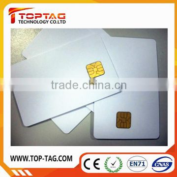 Printable 0.84mm Thickness SLE5528 Blank Contact Smart Card free sample
