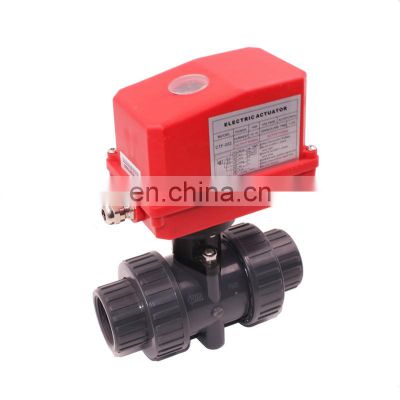 Casting PVC SS304 FCU motor pipeline ball valve For Pump flow control