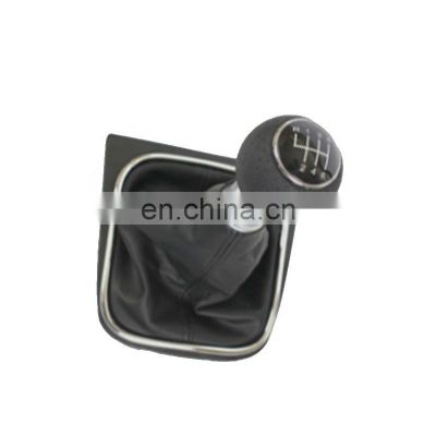 Car 5/6 speed New design gear shift knob boot cover for VW Jetta 5 6 GOLF 6 VI MK5 MK6 with low price MT