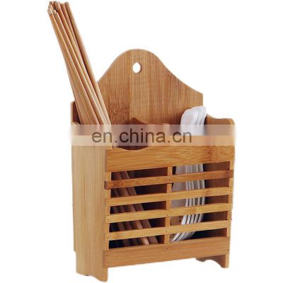 Original Hanging Eco-friendly Bamboo Knives Forks Chopsticks Drain Rack