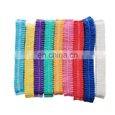Food Processing Medical Hygiene Rule Disposable Cap Nonwoven Hair net Surgical Mob Clip Cap