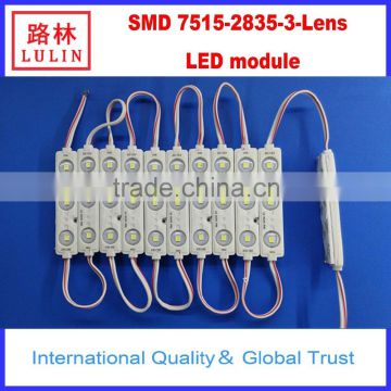 factory price high brightness SMD 2835 module with optical lens 3 years warranty