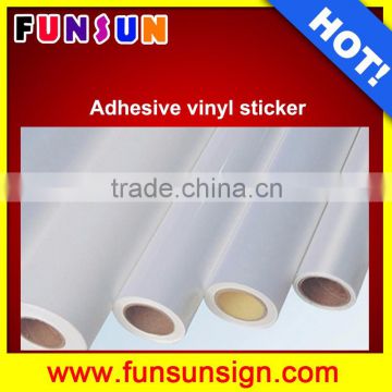 inkjet printing high quality PVC self adhesive vinyl roll for indoor outdoor advertising