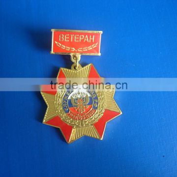 Russian octagon soft enamel wholesale cheap medals