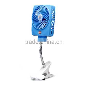 ABS Material Clip USB Mini Fan 2016 Portable Fan with battery and USB                        
                                                Quality Choice