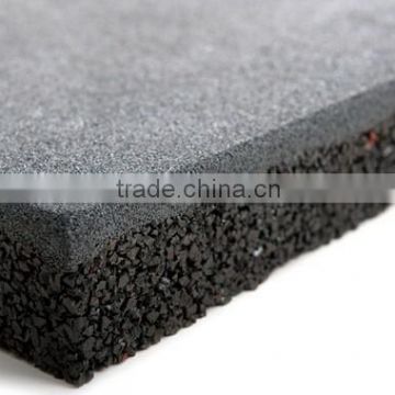 Rubber mat/rubber floor/gym floor/gym mat/pure black colour