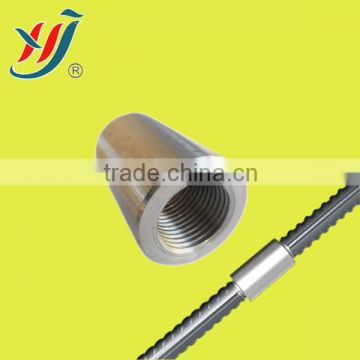 straight screw thread rebar coupler rebar mechanical splicing