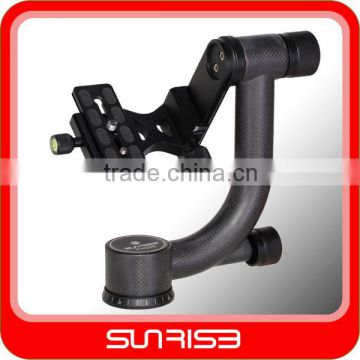 SUNRISE Pro hot sell new products Carbon Fiber Gimbal Tripod Head for Panorama Photography