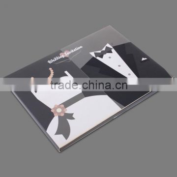 artificial handmade 10.1"chinese wedding invitation card