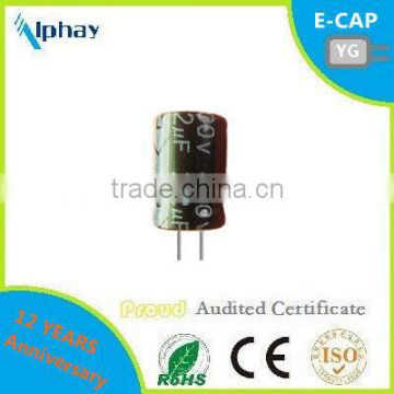 2.2uF 400v 8*12 20% aluminum electrolytic capacitor for LED