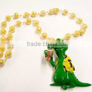 Mardi Gras Throw Beads (Bobbing Alligator)