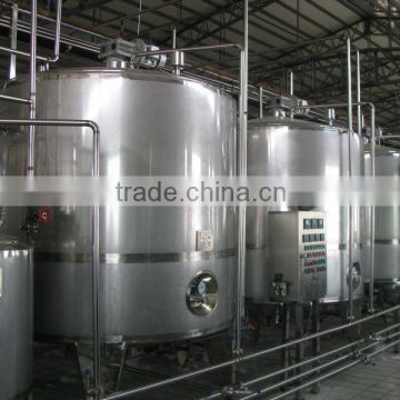 Fully automatic complete yoghurt production line with cup package