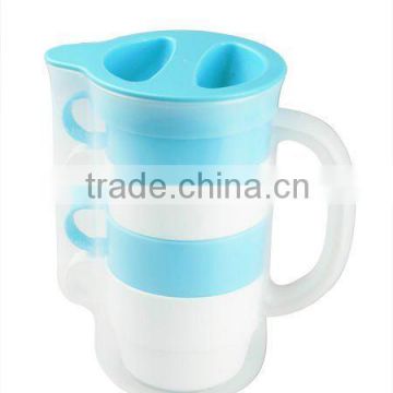 Water pitcher set, travelling water set (4 cups)