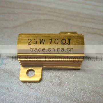 Gold Stainless Aluminum Power Resistor 25W10OhmJ