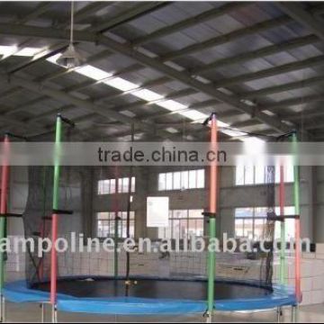 inside safety net trampolines