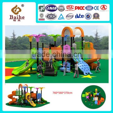 2016 fitness outdoor plastic playground equipment