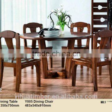 2015 high quality solid wood dining furniture sets from manufacturer in China