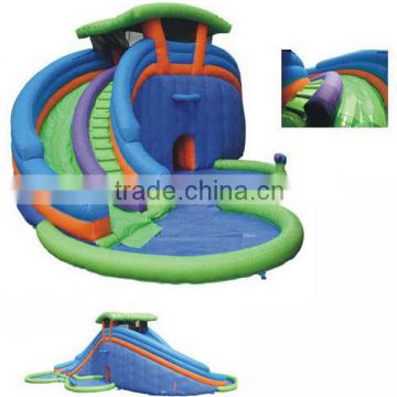 quality commercial inflatable water park with pool