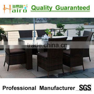 outdoor rattan dining table chairs