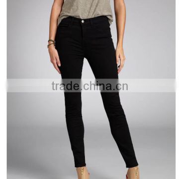 Black Stretch Denim High Waist Skinny Jeans L1141
