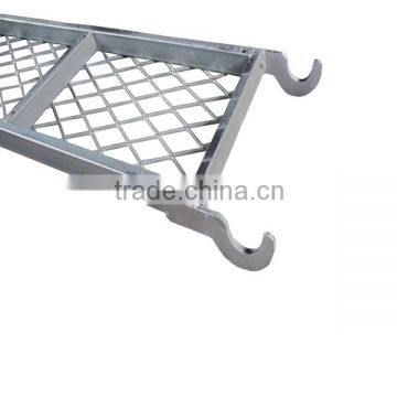 SCAFFOLD LAMINATED STEEL PLANKS WITH HOOKS FOR CONSTRUCTION