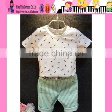 2015 Korean Style New Design Cotton Boy Clothes Wholesale Price Boutique Hot Boy Kids Clothes Factory