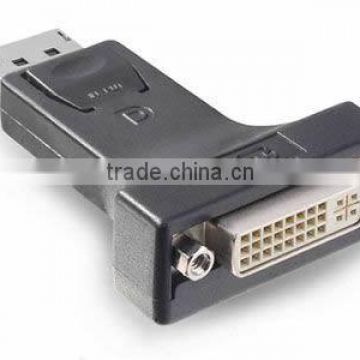 Display port male to DVI female adapter